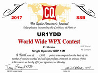 UR1YDD CQWPX 2017 SSB